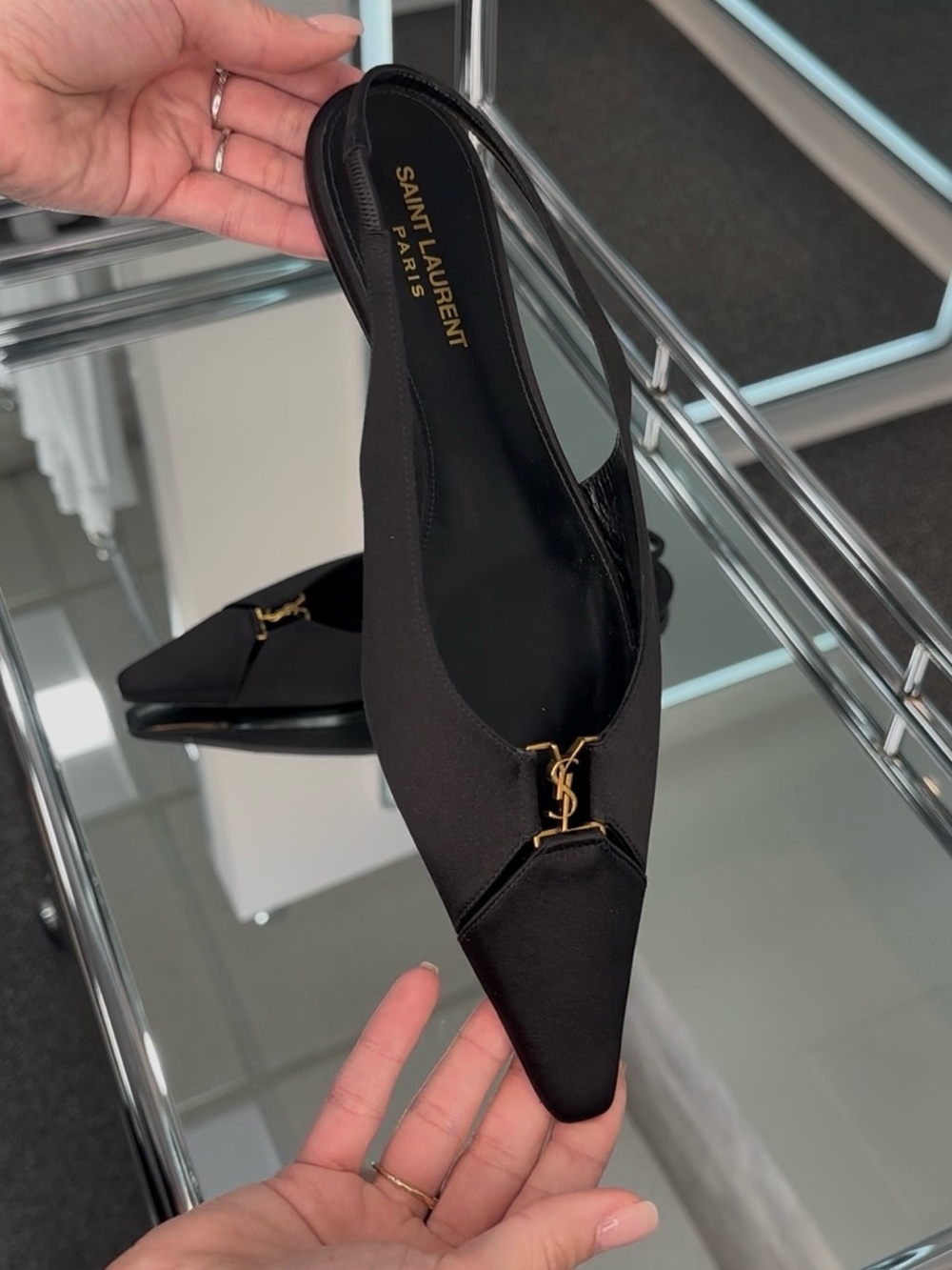 Saint Laurent Slingback Flats